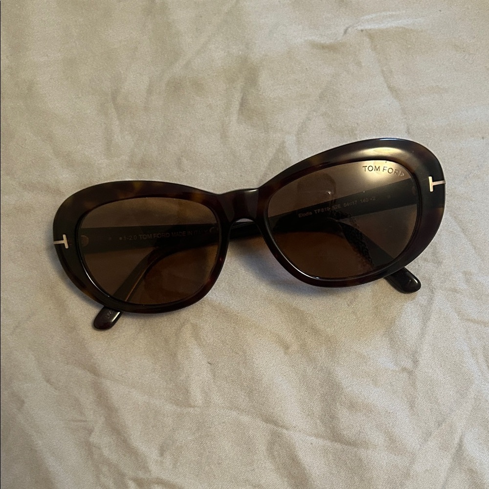Tom Ford Elodie Oval-Frame Sunglasses